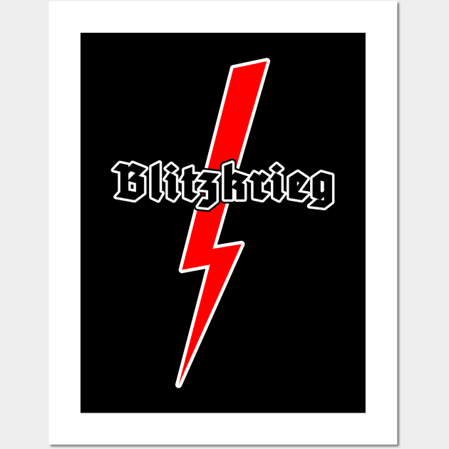 Blitzkrieg lightning Wall Art by bumblethebee